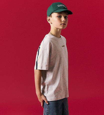 Name It T-shirt - NkmLando - Light Grey Melange