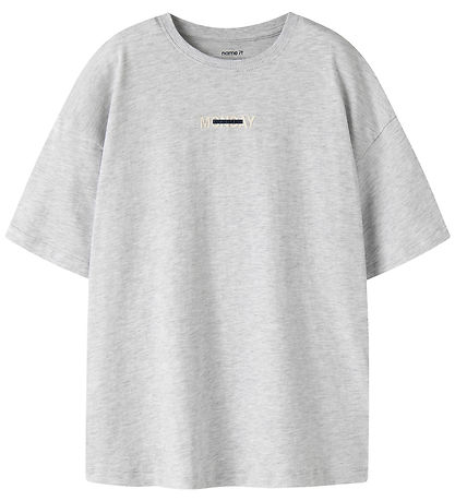 Name It T-shirt - NkmLando - Light Grey Melange