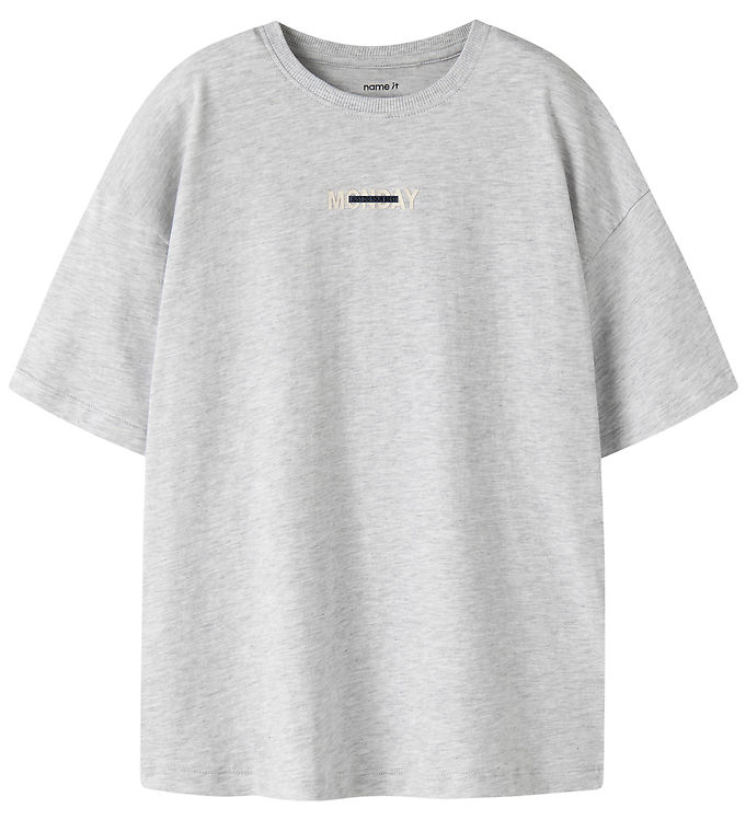 Name It T-shirt - NkmLando - Light Grey Melange