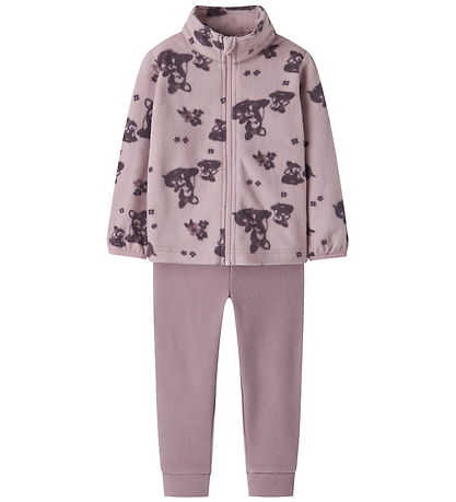 Name It Fleecesæt - NmnSpektra - Violet Ice/Deer