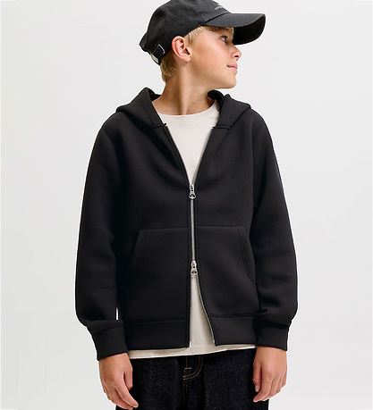 Jack & Jones Cardigan m. Hætte - Noos - JcoLegacy - Black