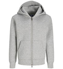 Jack & Jones Cardigan m. Hætte - Noos - JcoLegacy - Light Grey M