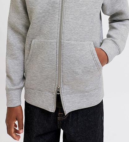 Jack & Jones Cardigan m. Hætte - Noos - JcoLegacy - Light Grey M