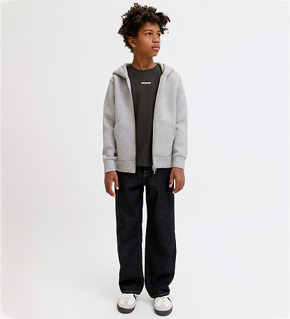 Jack & Jones Cardigan m. Hætte - Noos - JcoLegacy - Light Grey M