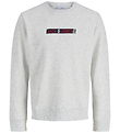 Jack & Jones Sweatshirt - JjMunk - White Melange
