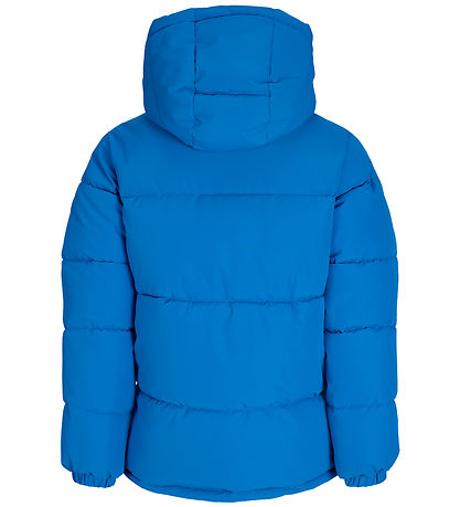 Jack &Jones Dynejakke - JcoSpeed - Imperial Blue/Black Blocking 