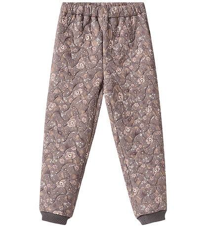 Wheat Termobukser - Alex - Purple Stone Flowers