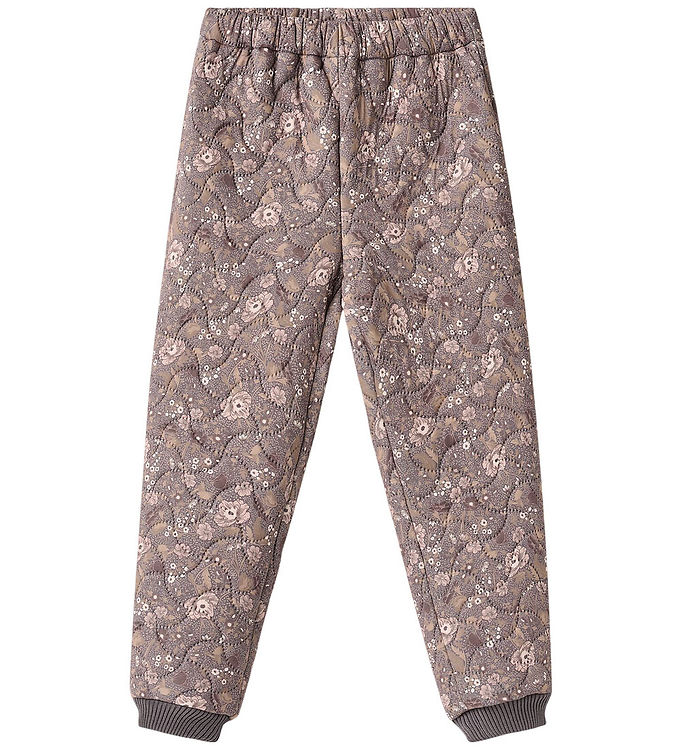 Wheat Termobukser - Alex - Purple Stone Flowers