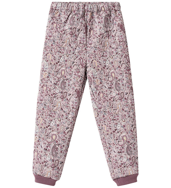 Wheat Termobukser - Alex - Dry Rose Paisley