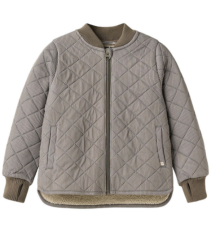 Wheat Termojakke m. fleecefor - Benni - Brown Stripe