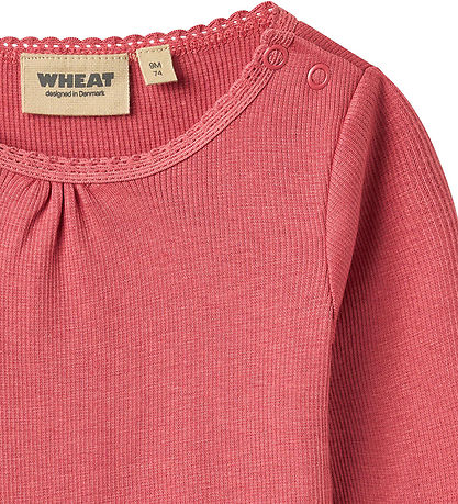 Wheat Body l/æ - Blonde Rib - Lotta - Raspberry