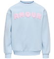 Kids Only Sweatshirt - KogMarisa - Ballad Blue/Amour