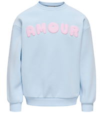 Kids Only Sweatshirt - KogMarisa - Ballad Blue/Amour
