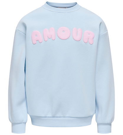 Kids Only Sweatshirt - KogMarisa - Ballad Blue/Amour