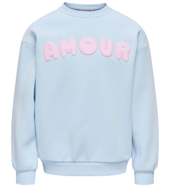 Kids Only Sweatshirt - KogMarisa - Ballad Blue/Amour