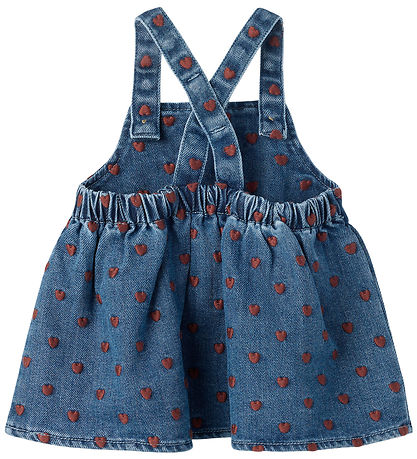 Lil Atelier Smækbukser - NbfLiva - Dark Blue Denim/Hearts