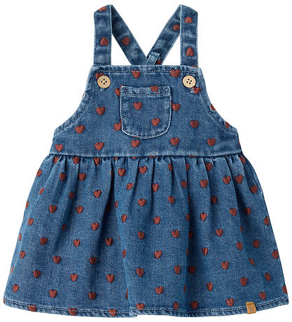 Lil Atelier Smækbukser - NbfLiva - Dark Blue Denim/Hearts