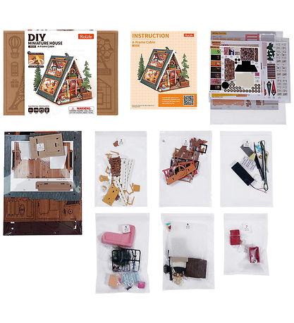 Rolife Miniature-diorama - DIY - A-Frame Cabin DG181 - 336 Dele