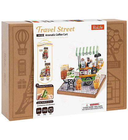 Rolife Miniature-diorama - DIY - Aromatic Coffee Cart DG182 - 16
