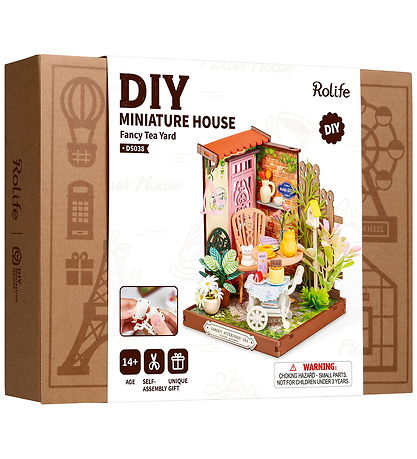 Rolife Miniature-diorama - DIY - Fancy Tea Yard DS038