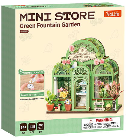 Rolife Miniature-diorama - DIY - Green Fountain Garden DS049 - 1