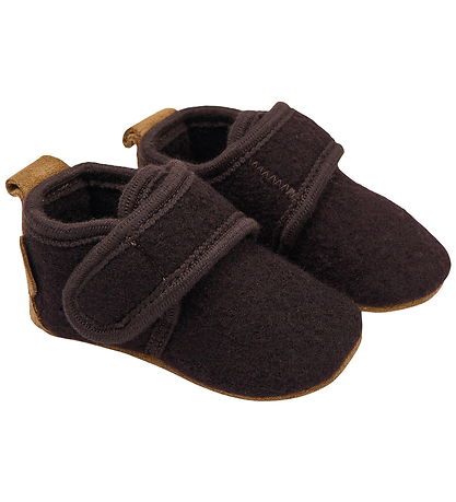 Mikk-Line Hjemmesko - Prewalker Uld - Raisin