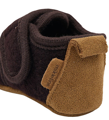 Mikk-Line Hjemmesko - Prewalker Uld - Raisin