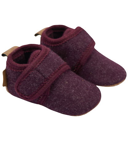 Mikk-Line Hjemmesko - Prewalker Felt - Plum Perfect