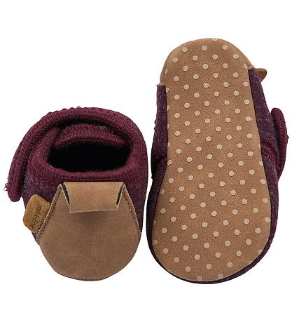 Mikk-Line Hjemmesko - Prewalker Felt - Plum Perfect