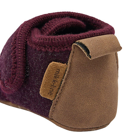 Mikk-Line Hjemmesko - Prewalker Felt - Plum Perfect