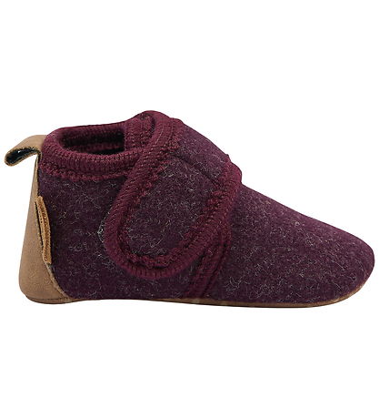 Mikk-Line Hjemmesko - Prewalker Felt - Plum Perfect