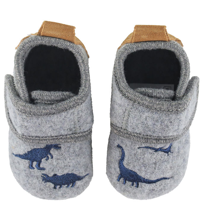 Mikk-Line Hjemmesko - Prewalker Uld - Dino