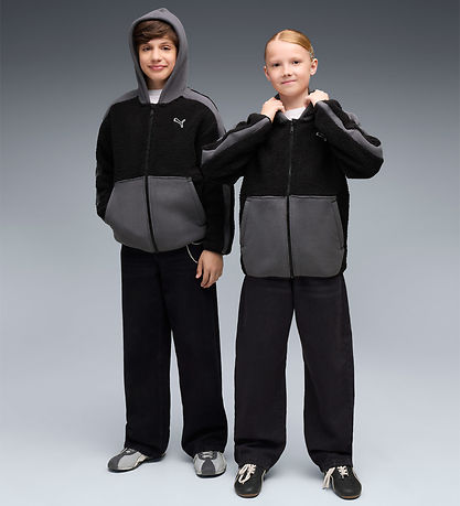 Puma Fleecejakke - ESS Elevated - Sort