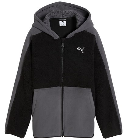 Puma Fleecejakke - ESS Elevated - Sort