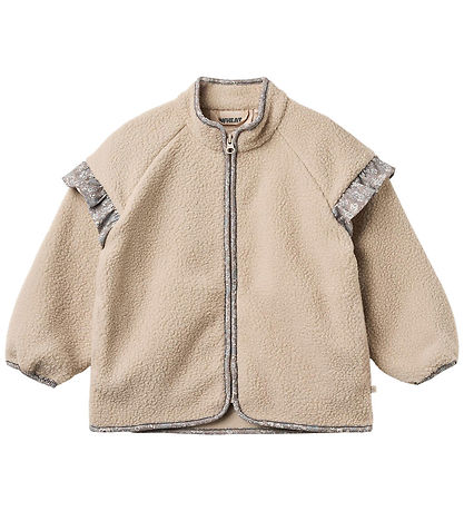 Wheat Fleecejakke - Ellena - Grey Moon