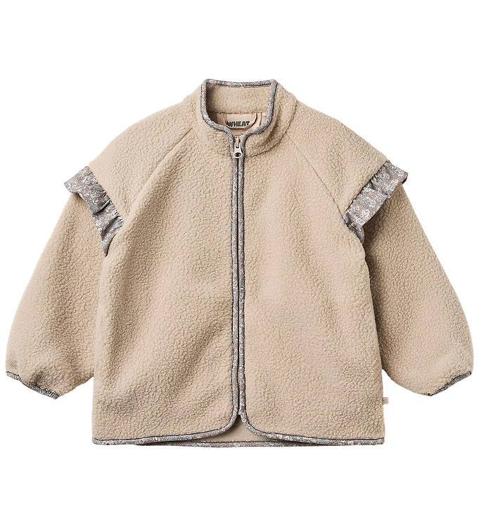 Wheat Fleecejakke - Teddy - Ellena - Grey Moon