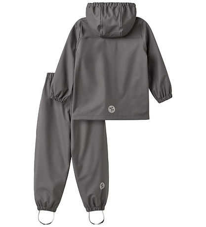 Wheat Regntøj - PU - Ola - Dark Charcoal