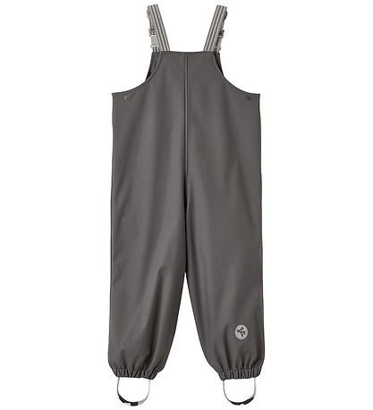 Wheat Regnbukser m. Seler - Charlo - Dark Charcoal