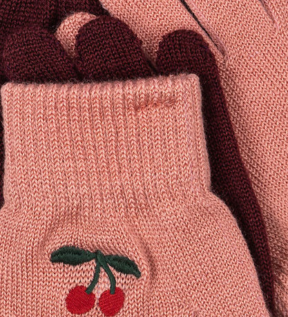 Konges Sløjd Handsker - Strik - 2-pak - Filla - Sorbet