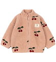 Konges Sløjd Fleecejakke - Teddy - Jody - Ma Grande Cerise Blush