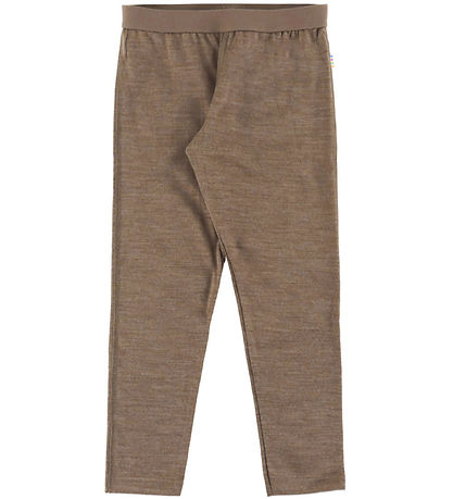 Joha Leggings - Uld/Silke - Brun