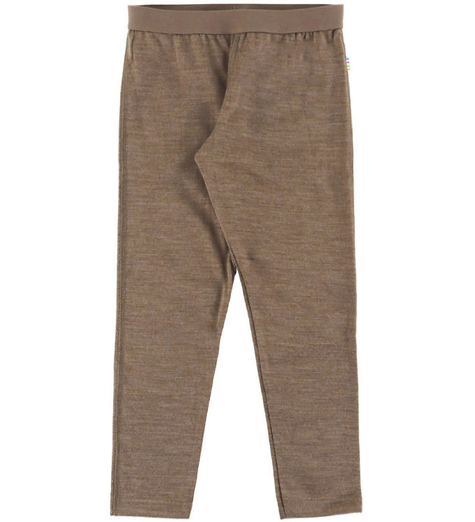Joha Leggings - Uld/Silke - Brun