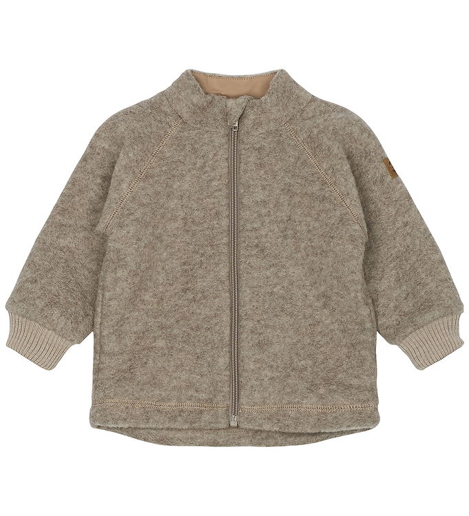 Mikk-Line Cardigan - Uld/Bomuld - Melange Denver