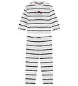 Tommy Hilfiger Sweatsæt - Off White Stripe