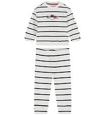 Tommy Hilfiger Sweatsæt - Off White Stripe