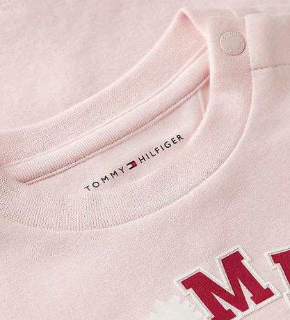 Tommy Hilfiger Bluse - Whimsy Pink m. Print