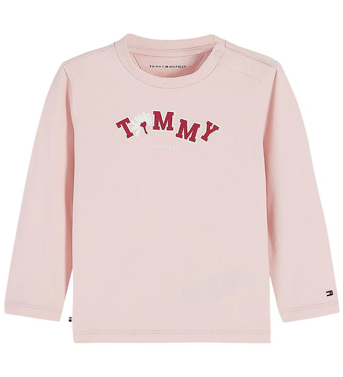 Tommy Hilfiger Bluse - Whimsy Pink m. Print