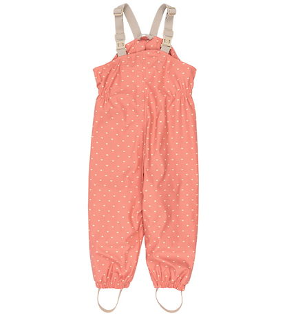 Konges Sløjd Regntøj m/u Seler/Fleece - PU - Rainy Palme Ducklin