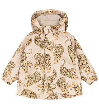 Konges Sløjd Regntøj m/u Seler/Fleece - PU - Rainy Palme - Panth