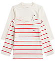 Tommy Hilfiger Bluser - 2-pak - Off White Stripes